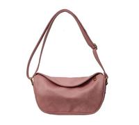 Oxxggkao Borsa per gnocchi da donna in tinta unita Spalla casual femminile Crossbody in pelle PU Messaggeri per lo shopping Incontri Donne Tracolla in pelle PU tinta unita, A, One Size