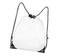 Oxxggkao Borsa trasparente con coulisse approvata dallo stadio, trasparente borsa trasparente con cerniera frontale tasca regalo borse trasparenti per eventi stadio