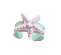 Oxxggkao Braccialetto a tema costiero realizzato in resina confortevole per viaggi al mare e stili dichiarazioni di stile elegante accessorio per le vacanze, Misura unica, come descritto