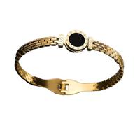 Oxxggkao Braccialetto alla moda con numeri romani e lettere d'amore, accessori per gioielli alla moda da indossare tutti i giorni per donne e ragazze accessori da donna alla moda, Misura unica, come