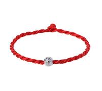 Oxxggkao Braccialetto portafortuna con perline rosse tibetane buddista e cabala, gioielli per donne e uomini, per adolescenti