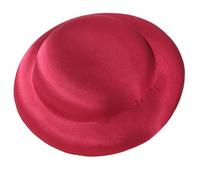 Oxxggkao Cappello a cilindro da modisteria, fedora, per hostess, per hostess, fascinator, per viaggi e riunioni all'aperto, stile vintage francese, Profondo, Taglia unica