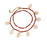 Oxxggkao Cavigliere in resina per le donne 6 disegni unici vacanze al mare accessori comodi gioielli accessori vacanza piede accessorio, Misura unica, come descritto