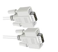 Oxxggkao Cavo trasferimento Dati DB9, Cavo seriale RS232 con Hardware Fissaggio a Vite e Struttura schermata per Cablaggio delle apparecchiature