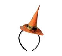 Oxxggkao Cerchio per capelli alla moda da strega, ornamento per capelli, strumento per lo styling dei capelli, per bambini e adulti, accessori per foto, comodo copricapo natalizio