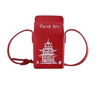 Oxxggkao Cinese Torre Stampa Box Borse A Spalla Per Le Donne di Modo Del Fumetto Crossbody Bag Crossbody Borse Per Le Donne Di, R, One Size