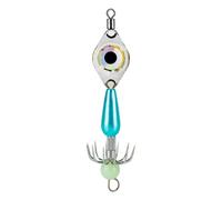 Oxxggkao Compatti LED Octopuses Fishing Rigs Doppio Gancio Sistemi Prova di Notte Pesca Efficiente Cattura Amo da Pesca