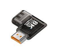 Oxxggkao Connettore HDTV 8K60Hz 4K120Hz per console di gioco proiettore portatile 12 varianti ABS Design HDTV femmina a maschio adattatori