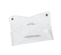 Oxxggkao Contenitore multiuso per fazzoletti con design di facile accesso, per cucina, soggiorno e veicolo, salvaspazio, trasparente