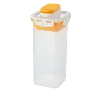 Oxxggkao Contenitori ermetici antipolvere in vetro da 1,7 litri, per cereali, riso, con coperchio, compatibili con case, cucina, dispense trasparenti, impilabili, quadrati, per conservare gli alimenti