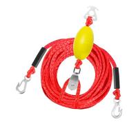 Oxxggkao Corda da traino dal design professionale, 6,1 m, con doppio gancio, cinghia elastica con regolatore in PVC, per gli appassionati di sport acquatici, flessibile per il surf