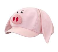 Oxxggkao Creativo cappello 3D maiale cartone animato ottagonale copricapo per usura confortevole perfetto per eventi a tema raccolta accessori divertenti maiali ottagonali