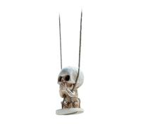 Oxxggkao Decorazione per console centrale per auto Carino Swing Skeleton Figurine Vista posteriore Divertente Decorazione Ornamento Auto Interno Cruscotto Accessorio Retrovisore Ornamento Regolabile