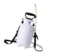 Oxxggkao Distributore di pressione da giardino resistente da 4 litri, con ugello multifunzione e comoda tracolla in polietilene PP per annaffiatoio esterno