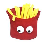 Oxxggkao Divertente cappello per Halloween con patatine fritte e cibo cartone animato grandi occhi cappello cosplay puntelli costume cappello per le donne