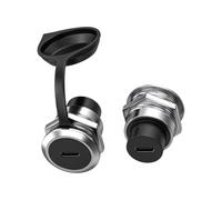 Oxxggkao Doppio adattatore USB per montaggio a pannello, contatti placcati oro, compatibilità universale con prese a muro da 86 mm, non necessario driver, accoppiatore USB femmina a femmina