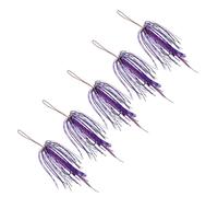 Oxxggkao Doppio gancio di assistenza per esche verticali Jigging, 5 pezzi di ricambio per jigging a caduta lenta