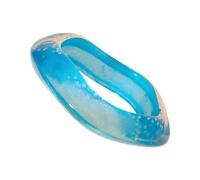 Oxxggkao Elegante oversize colorato alla moda accattivante scintillante modello stella resina braccialetto gioielli per le donne dichiarazione di moda, Misura unica, come descritto