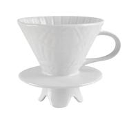 Oxxggkao Filtro da caffè in ceramica Design coerente flussi d'acqua versando sopra gocciolatore accessorio per la produzione domestica cono filtro in ceramica