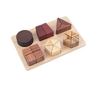 Oxxggkao Giocattoli Di Legno Per Bambini Geometrica Cognizione Sensoriale Sviluppo Early Learning Aiuti Per Bambini In Età Prescolare Scatola