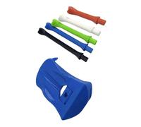 Oxxggkao Golf Simulator Tees Base stabile lancia Monitor Trainer per allenamento domestico Golf Accessori da gioco Supporto per base in erba durevole con simulatore pretagliato