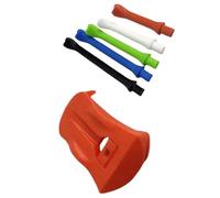 Oxxggkao Golf Simulator Tees Base stabile lancia Monitor Trainer per allenamento domestico Golf Accessori da gioco Supporto per base in erba durevole con simulatore pretagliato