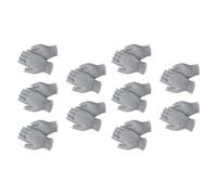 Oxxggkao Guanti in cotone senza dita traspiranti per il comfort di lavoro caldo nei cantieri protettivi in cotone senza dita