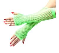 Oxxggkao Guanti lunghi lunghi punk comodi guanti elasticizzati rete da pesca maglie elastiche per la pesca e la presa antiscivolo del cantiere