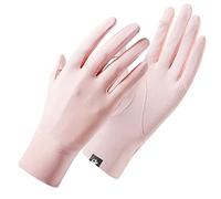 Oxxggkao Guanti per adulti in nylon delicati sulla pelle a due dita esposti a tinta unita guanti per adolescenti sport all'aria aperta dito completo ciclismo per uomo bici da strada donna touch screen