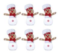 Oxxggkao Holiday Gingerbreads Man Candy Storage Jar Unique Christmas Treat Holder Gingerbreads Man Theme Storage Christmas