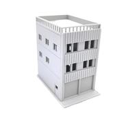 Oxxggkao Kit di montaggio per edifici giapponesi in scala 1/150 per gli amanti dei modelli e decoratori Progetto di pianificazione urbana Costruzione del paesaggio Modello Casa