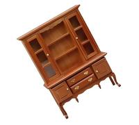 Oxxggkao Mobili classici per case delle bambole in scala 1/12 armadio in legno con cassetti funzionanti in scala in legno decorazione armadio decorazione