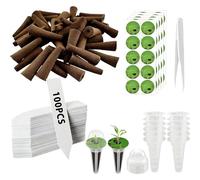 Oxxggkao Moderno set da giardino idroponico include piantine starter e contenitore per piantare vasi per piante sistemi di coltivazione idroponica cultura senza suolo piantine crescere tazza