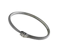 Oxxggkao Ouroboros - Bracciale rigido a forma di serpente, in lega, simbolo dell'amore e della rinascita, gioiello misterioso alla moda, stile vintage