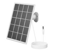 Oxxggkao Pannello solare per telecamera di sicurezza per batteria ricaricabile di sicurezza regolabile montaggio a parete anelli accessorio