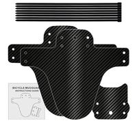 Oxxggkao Parafanghi per biciclette pieghevoli Ispessimento Allargamento Biciclette Anteriore Posteriore Parafango Regolabile Mountain Bike Parafango Ciclismo Parafanghi