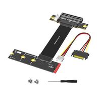 Oxxggkao PCIe4.0 4X M Risers Card 20CM Cavo FFCs per Desktop Laptop Schede Madri