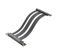 Oxxggkao PCIE5.0 X16 Risers Cavo Per Grafica Ad Alta Velocità Flessibile GPU Extender Risers Estensione del cavo Angoli 90 Gradi 64GB/s Estensione Scheda Grafica