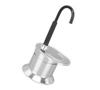 Oxxggkao Piccola macchina da caffè in alluminio da 50 ml dal design tradizionale da campeggio, per un sapore ricco e una facile pulizia delle caffettiere tradizionali italiane