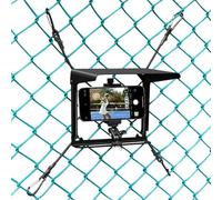 Oxxggkao Piccolo supporto portatile del telefono di calcio con la rotazione flessibile e l'assorbimento degli urti per il basamento del recinto del telefono esterno del baseball