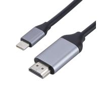 Oxxggkao Plug Play - Cavo di ricarica rapida da USB tipo C a convertitore adatto per computer portatile, monitor, proiettore, lunghezza 180 cm, Plug and Play, cavo di proiezione USB C