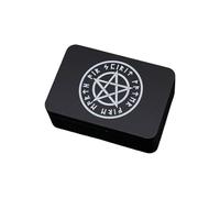 Oxxggkao Scatola di immagazzinaggio della carta di gioco Organizzatori della raccolta della cassa del metallo per i gioielli Fortune che raccontano astrologia Caso di giochi