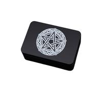 Oxxggkao Scatola di immagazzinaggio della carta di gioco Organizzatori della raccolta della cassa del metallo per i gioielli Fortune che raccontano astrologia Caso di giochi