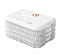 Oxxggkao Scatola per ravioli da cucina Contenitore per alimenti Frigorifero Scatola portaoggetti da cucina Contenitore multistrato Supporto unico per gnocchi