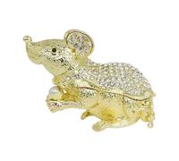 Oxxggkao Scatola portaoggetti dal design elegante con scomparti divisori, contenitore per gioielli per piccoli accessori e ricordi, scatola portagioie con segno zodiacale