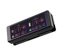 Oxxggkao Schermo di estensione da tavolo compatto da 3,39 pollici con 1 collegamento cavo e schermo laterale per computer con telaio in alluminio premium