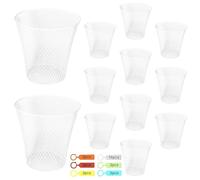 Oxxggkao Set di 10 coperture per piante con telaio in ferro resistente, perfette per proteggere i cespugli giovanili da animali e condizioni meteorologiche difficili, copertura per piante con foro