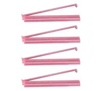 Oxxggkao Set di 4 rack Mahjong in America moderna con pulsante scorrevole in acrilico trasparente Mahjong Holder per Home Club Game Night Mahjong Toolkit