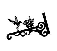 Oxxggkao Staffe per piante in metallo Supporti da parete per interni ed esterni Decorazioni da appendere fioriere per uccelli Mangiatoie per uccelli Appendiabiti per piante in metallo per interni ed