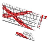 Oxxggkao Stampa laterale retroilluminato Keycap 74Pcs Profilo Originale Objection Sostenuto per 60 61 65 67 68 Tastiere Meccaniche Keycaps Meccanici